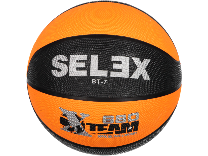 SELEX BT-7 Neon Basketbol Topu (Turuncu-Siyah)