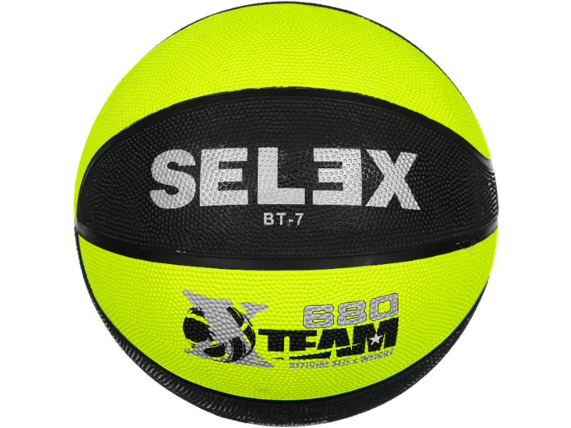 SELEX BT-7 Neon Basketbol Topu (Sarı-Siyah)