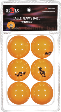 SELEX TB 100 Eksiz Pinpon Topu (6'lı) (Turuncu)